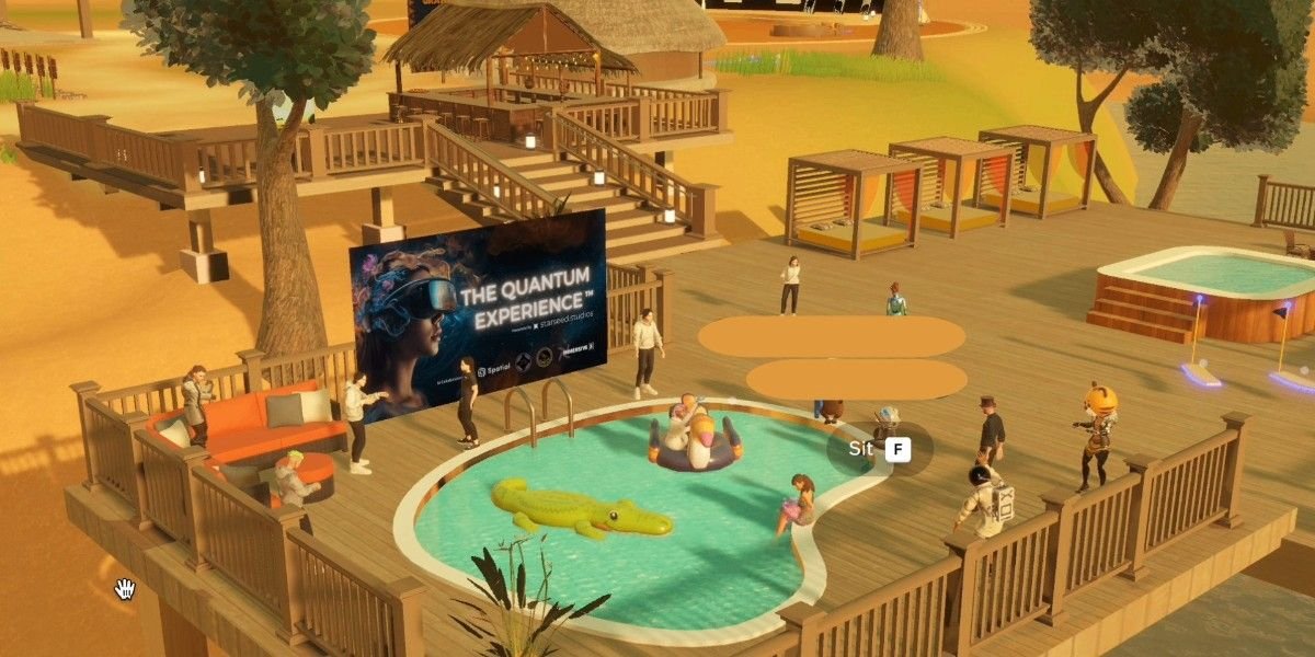 The Quantum Experience: A Social Experiment in the Metaverse