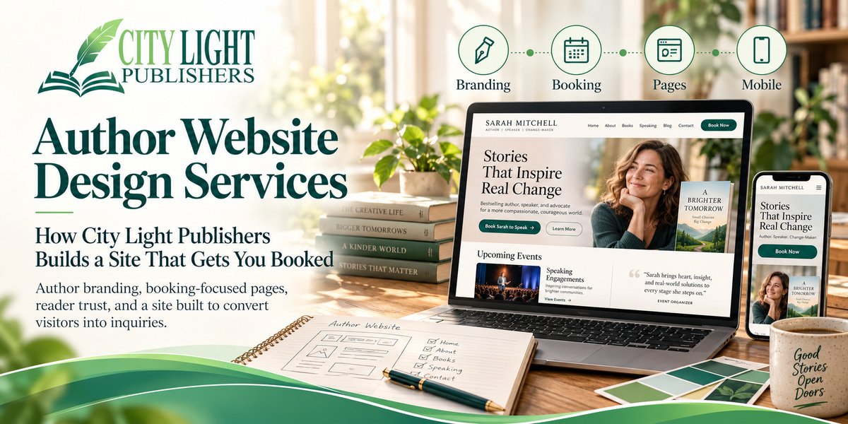 Author Website Design Services By How City Light Publishers