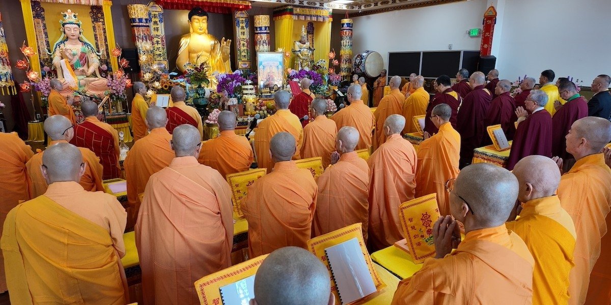 California Buddhist Community Gathers to Celebrate Dipankara Buddha's Birthday, Offering Prayers for Peace Amid Turbulent Times