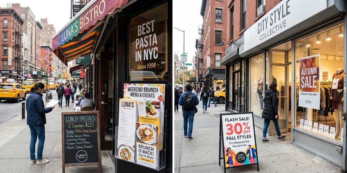 How Restaurants and Retail Stores in NYC Can Use Print Marketing to Attract Customers